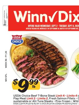 Winn-Dixie Ad Weekly Circular September 2 - 8, 2026
