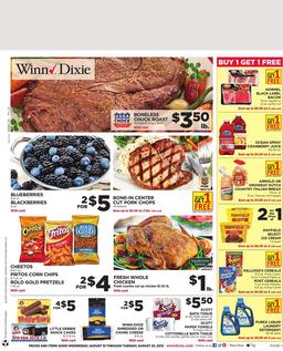 Winn Dixie Weekly Ad 8/19–8/25 2015