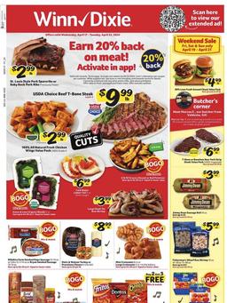 Winn Dixie Weekly Ad Apr 17 - 23, 2024