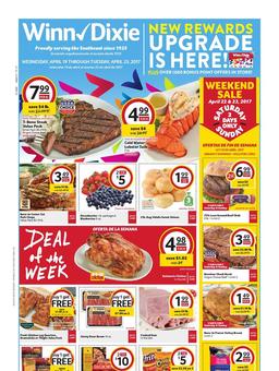Winn Dixie Weekly Ad April 19 - 25 2017