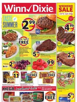 Winn Dixie Weekly Ad Aug 1–7, 2018