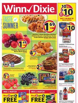 Winn Dixie Weekly Ad Aug 22–28, 2018