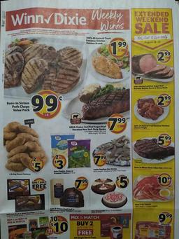 Winn Dixie Weekly Ad Aug 26 - Sep 1, 2020