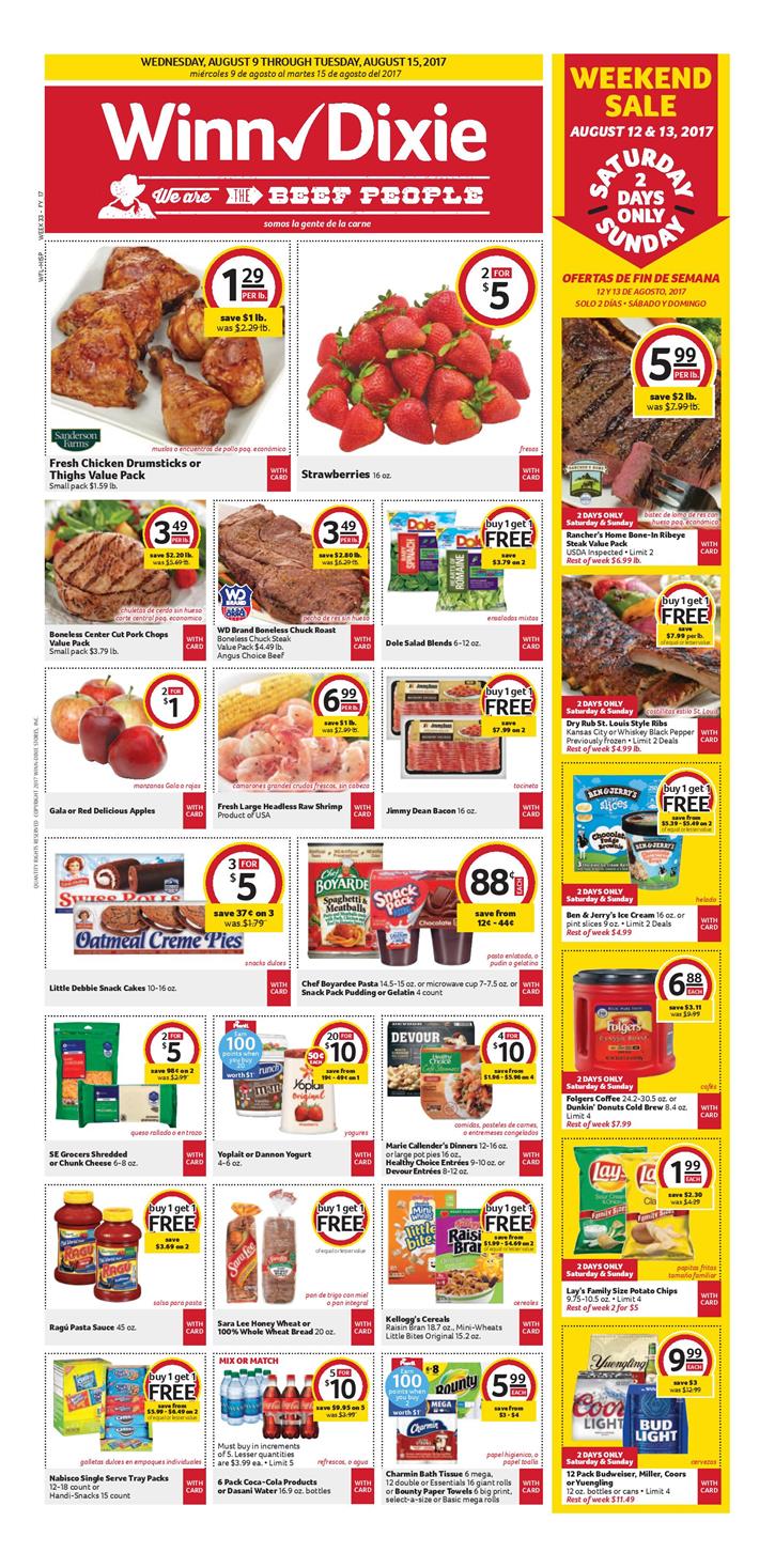 Winn Dixie Weekly Ad Aug 9 15 2017 WeeklyAds2 Winn Dixie Weekly Ad Aug 9 15 2017 WeeklyAds2