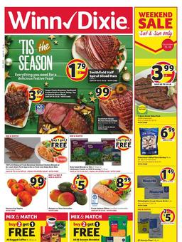 Winn Dixie Weekly Ad Dec 12–18, 2018