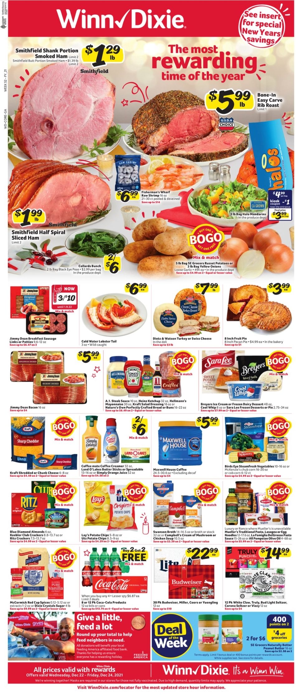 Winn Dixie Weekly Ad Dec 22 - 28, 2021 - WeeklyAds2