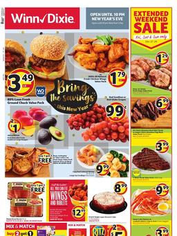 Winn Dixie Weekly Ad Dec 25 - 31, 2019