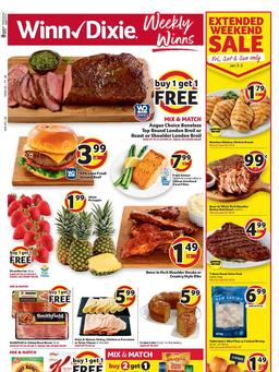 Winn Dixie Weekly Ad Jan 1 - 7, 2020
