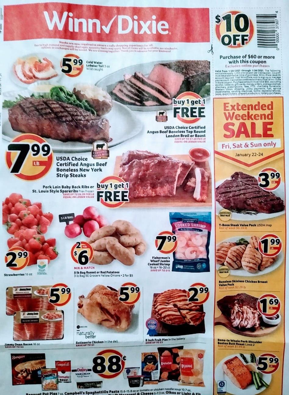 Winn Dixie Ad Madison Fl