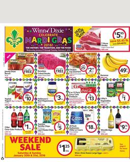 Winn Dixie Weekly Ad Jan 27 2016