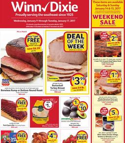 Winn Dixie Weekly Ad Jan 11–17 2017