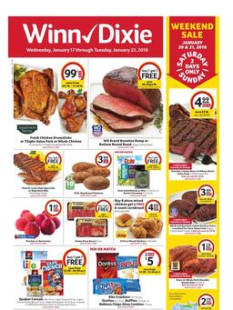 Winn Dixie Weekly Ad January 17–23, 2018