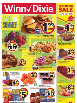 Winn Dixie Weekly Ad Jul 25 - 31, 2018
