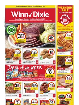 Winn Dixie Weekly Ad March 15–21 2017