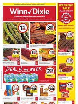 Winn Dixie Weekly Ad March 8–14 2017