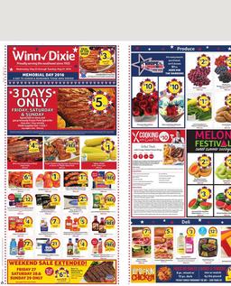 Winn Dixie Weekly Ad May 22–31 2016