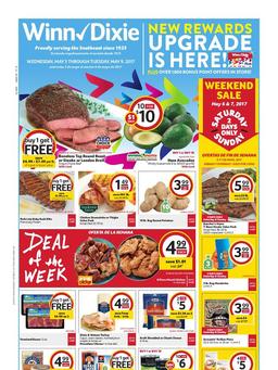 Winn Dixie Weekly Ad May 3 - May 9 2017