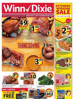 Winn Dixie Weekly Ad Nov 14–22, 2018