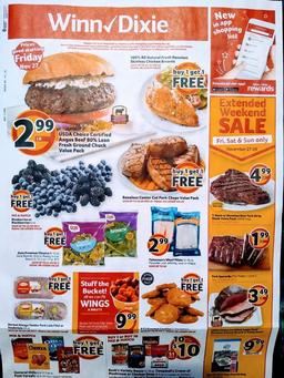 Winn Dixie Weekly Ad Nov 27 - Dec 1, 2020