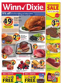 Winn Dixie Weekly Ad Nov 7–13, 2018