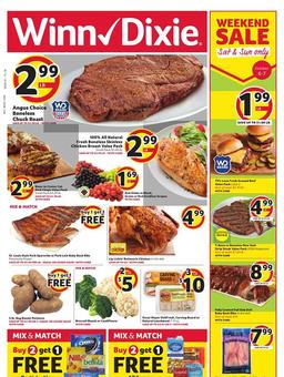 Winn Dixie Weekly Ad Oct 3 - 9, 2018