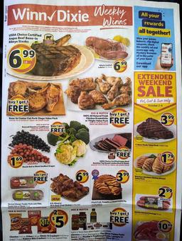 Winn Dixie Weekly Ad Sep 30 - Oct 6, 2020