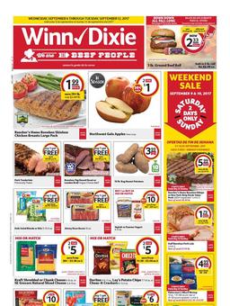 Winn Dixie Weekly Ad Sep 6–12 2017
